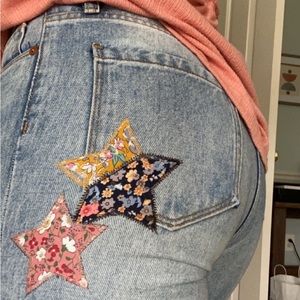 BLANK NYC patchwork jeans